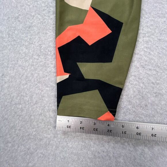 Montec Pants Mens Large L Alpha Base Layer Pant Sand Orange Green Camo Stretch - Picture 5 of 11